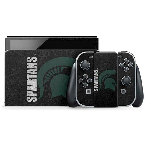 Michigan State University Bold Spartans Logo Nintendo Skins